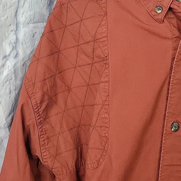 COLUMBIA PHG Rust Vented Men's Shirt XL/TG - Picture 5 of 10